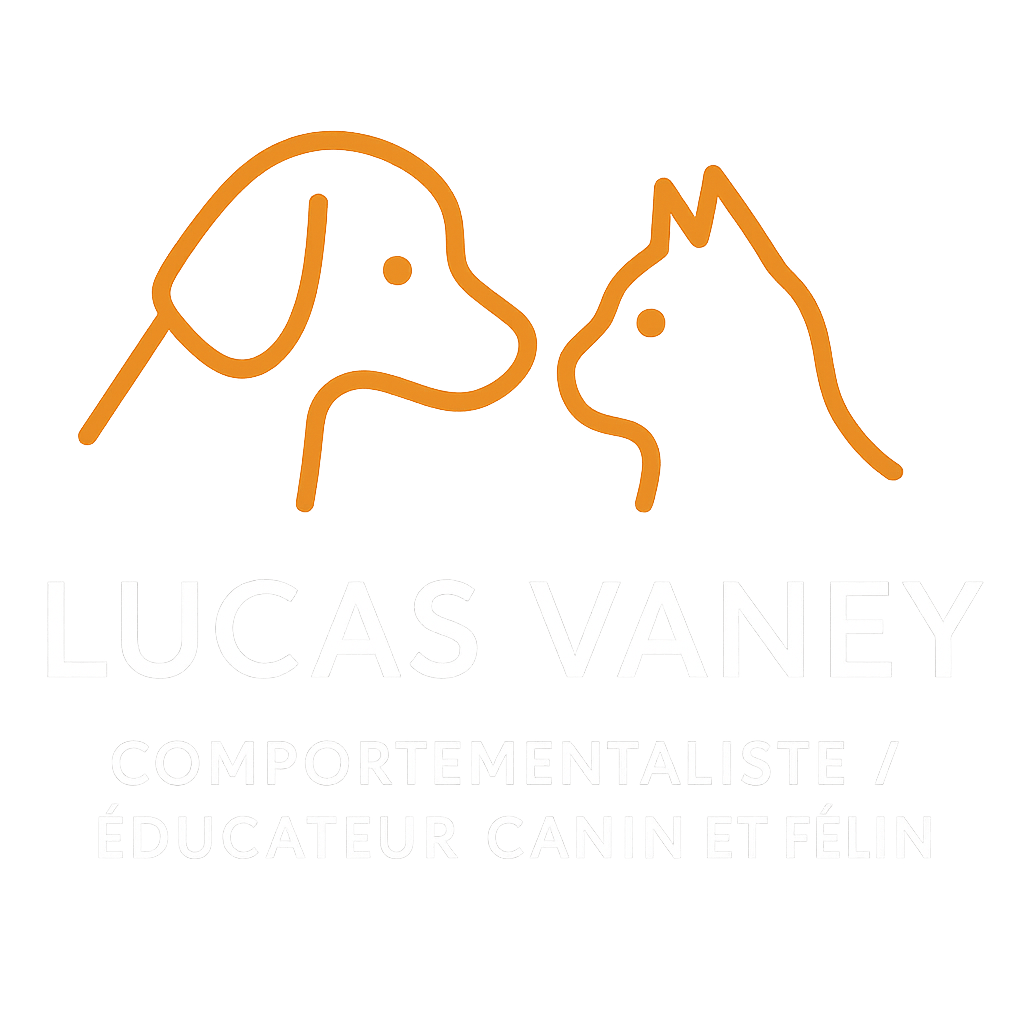 Logo de Lucas Vaney, comportementaliste canin et félin